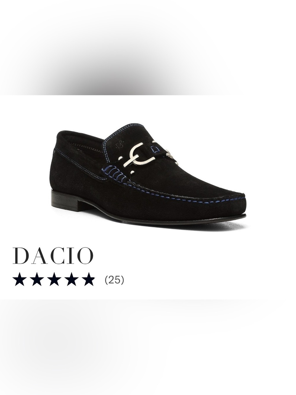 Donald Pliner’s Best Seller ‘Dacia’ Black Suede Slip-On Loafers